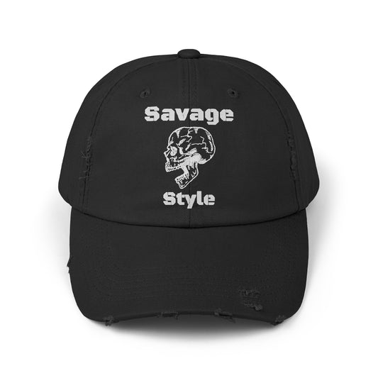 Savage Style Unisex Distressed Cap